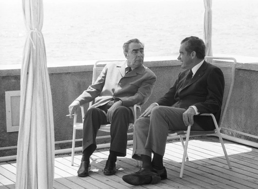 Американский брежнев. Никсон и Брежнев 1972. Визит президента США Р Никсона в СССР.