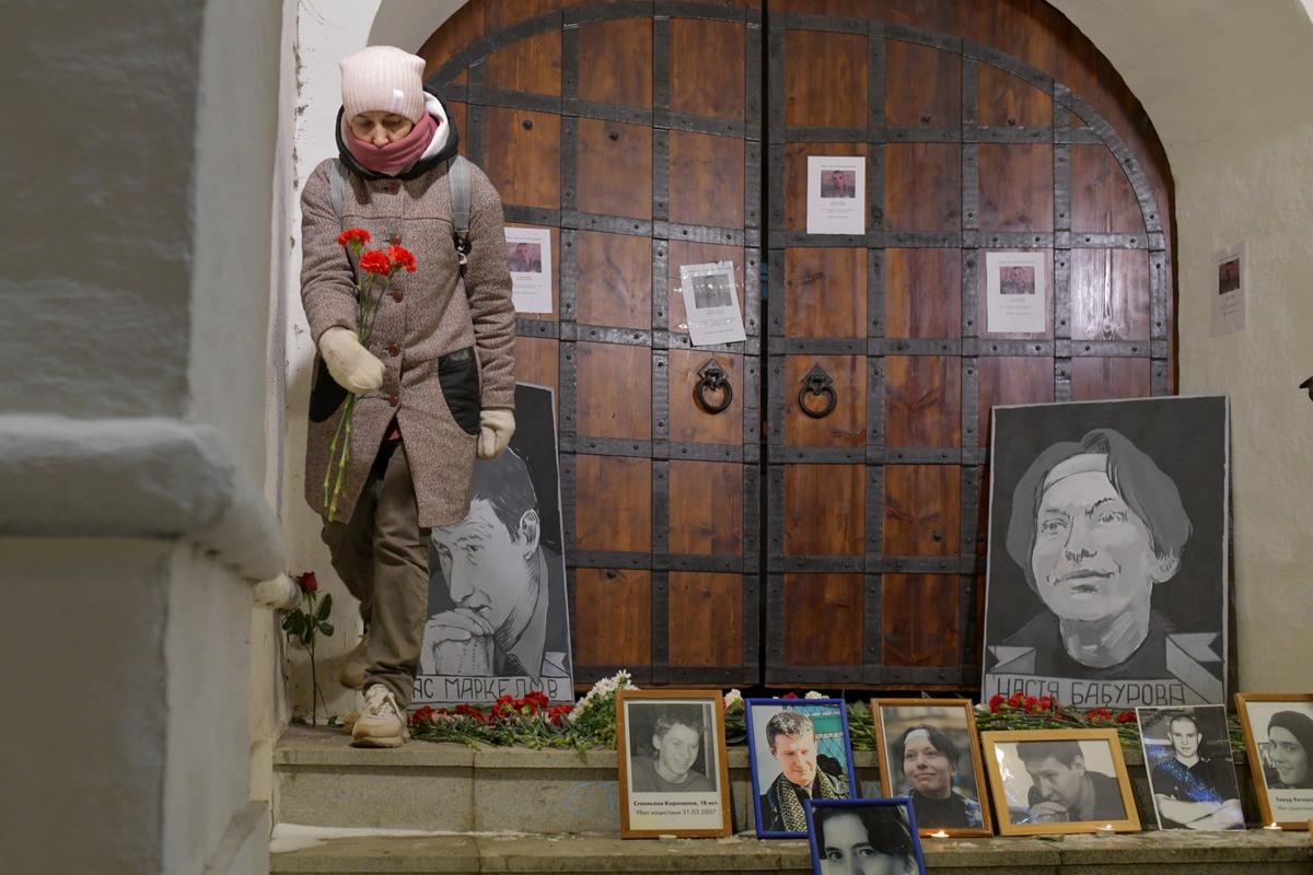 19 января 2026. Мемориал на месте убийства. Фото: Светлана Виданова / «Новая газета»