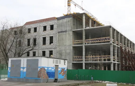 Новое строительство на месте сноса