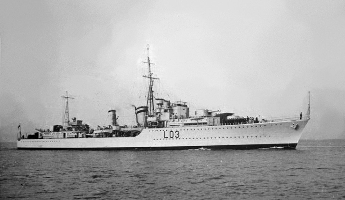 Эсминец HMS Cossack. Фото: архив