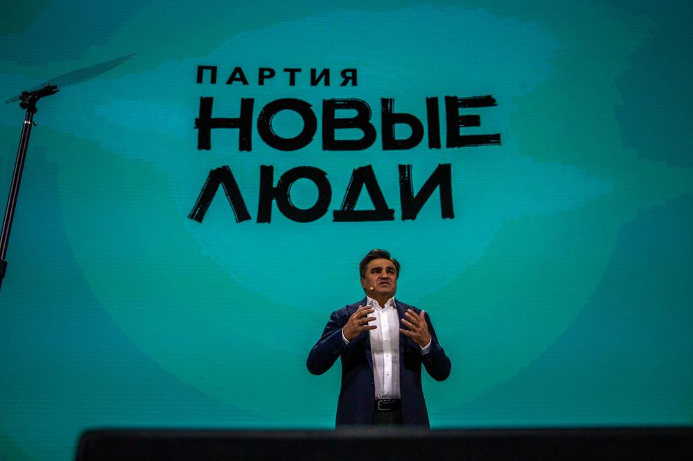 Председатель партии «Новые люди» Алексей Нечаев. Фото: Арден Аркман / «Новая»
