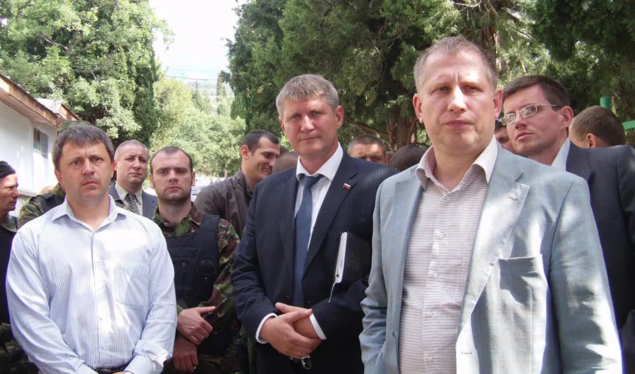 Михаил Шеремет (посередине) и Владимир Гарначук (справа). Фото из личного архива Гарначука