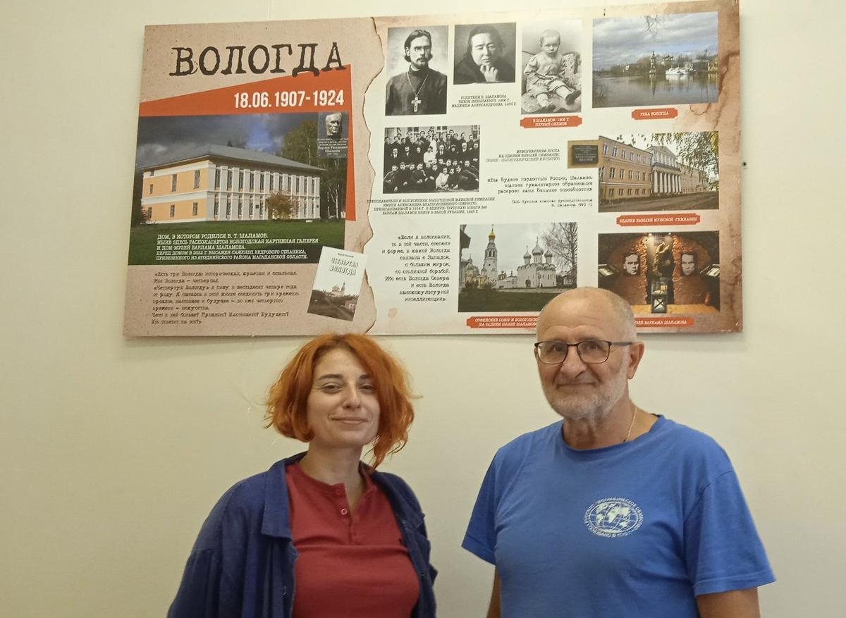Иван Джуха с Еленой Кубанцевой, помогавшей в создании нового образа Комнаты Шаламова. Фото из личного архива