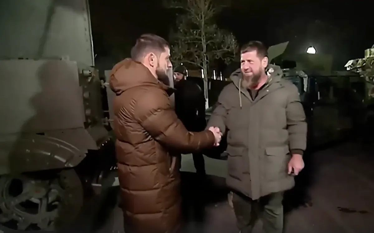 Рамзан Кадыров перед эфиром. Источник: видео ТАСС 