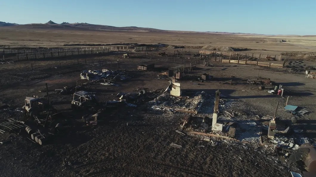 Сгоревшая деревня. Июль 2019 года. Фото: «Гринпис Россия»