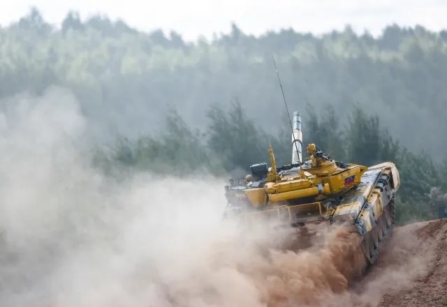 Танковый биатлон на учениях в России: маневры венесуэльской команды. Фото: Reuters