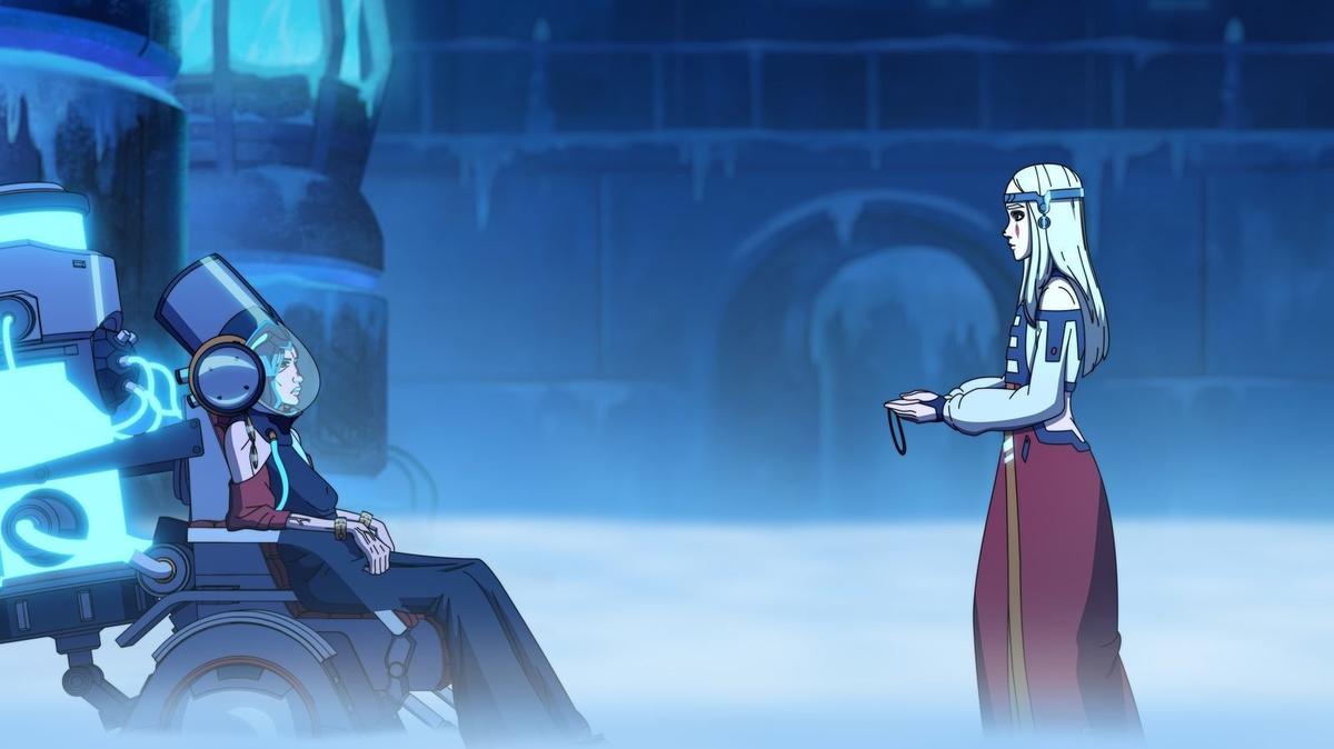 Кадр из анимационного фильма «Киберслав»