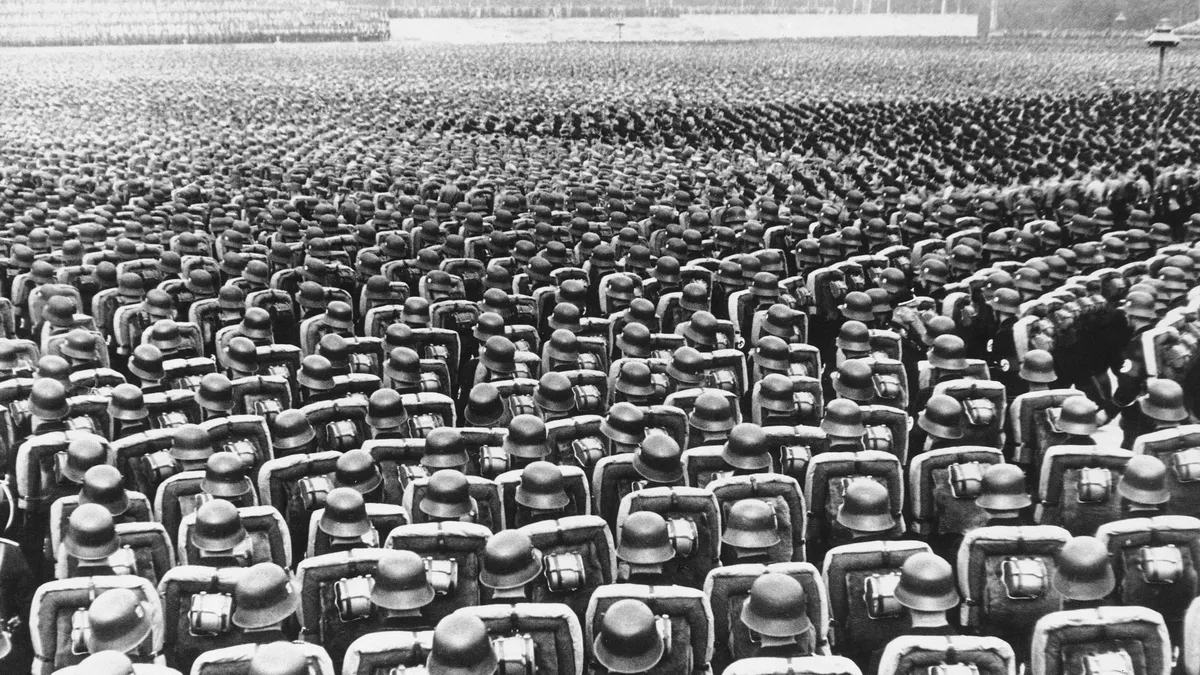 Нюрнберг, 1939 год. Вооруженные силы нацистской Германии на митинге. Фотоархив ТАСС