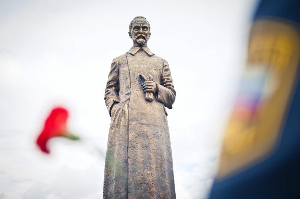 Памятник Дзержинскому, установленный в Тюмени. Фото: Максим Слуцкий / ИТАР-ТАСС