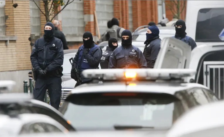 Антитеррористический рейд в Бельгии. Фото: EPA