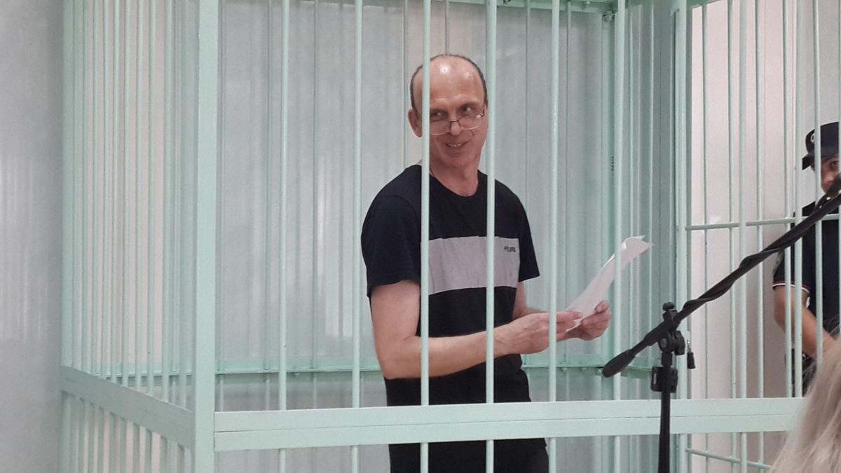 Михаил Афанасьев в суде, 2023 год. Фото: Алексей Тарасов / «Новая газета»