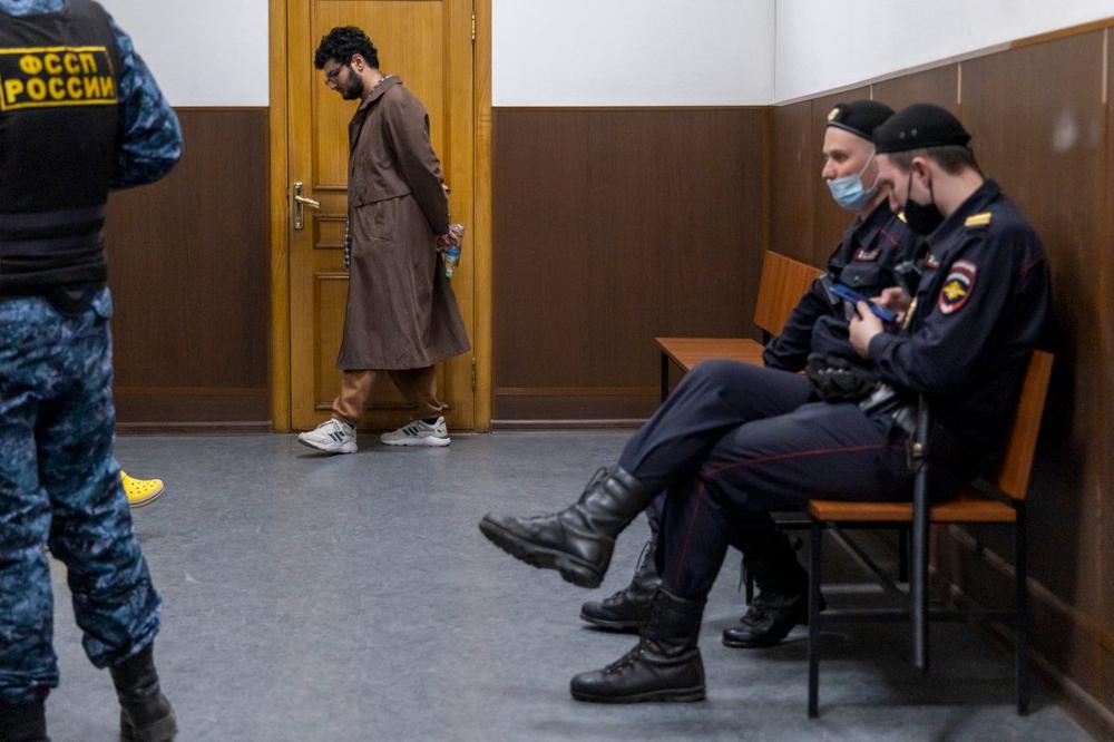 Армен Арамян в суде. Фото: Арден Аркман / «Новая газета»