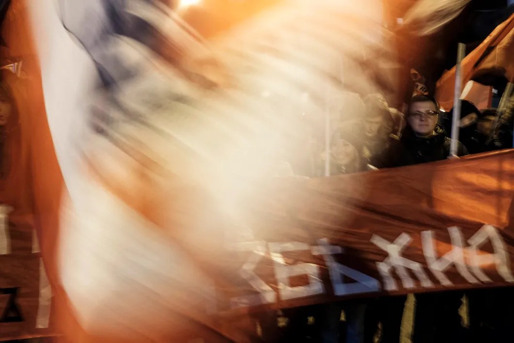 Шествие независимых левых. Фото: Антон Карлинер / специально для «Новой»