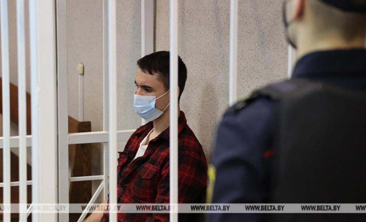 Егор Дудников в суде. Скриншот из видео