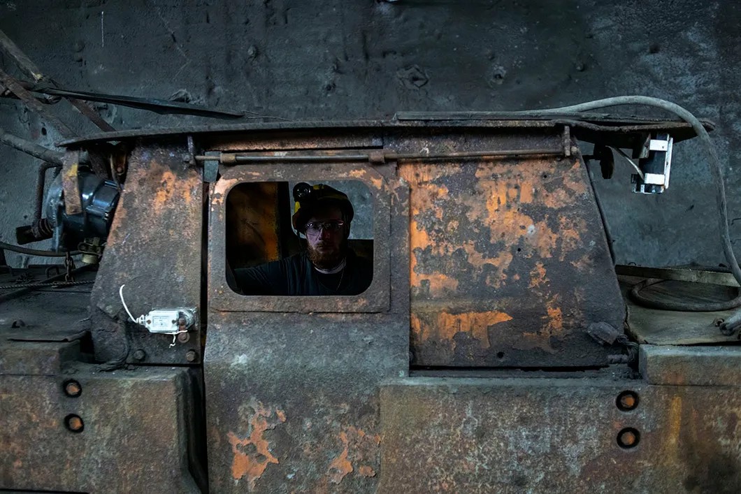 Miner. Photo: Yuri Kozyrev, Novaya Gazeta