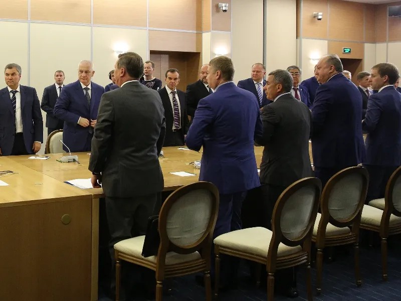 Встреча губернаторов с президентом Путиным. Фото: ТАСС