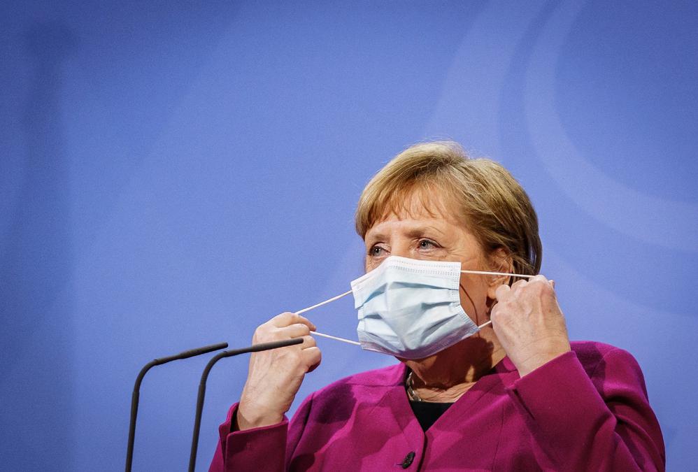 Ангела Меркель во время саммита ЕС, 25 марта. Фото: Reuters