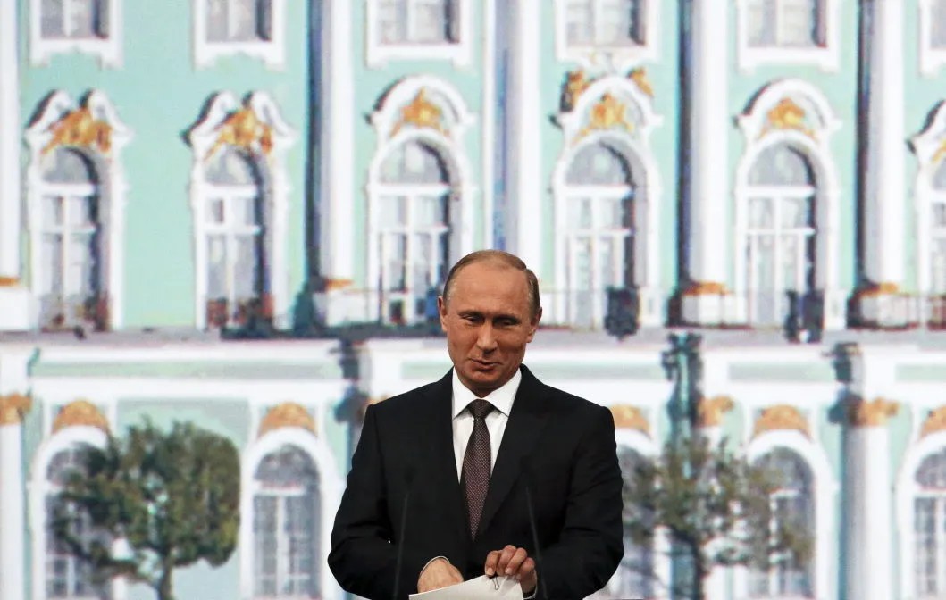 Выступление Владимира Путина. Фото: Reuters