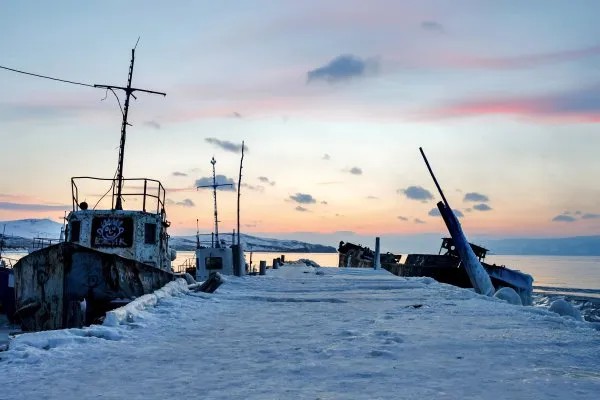 Байкал зимой 
Фото: РИА Новости