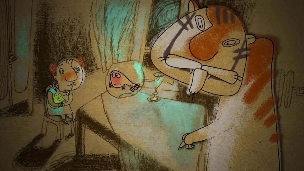 Кадр из мультфильма «Тихий ужин без соли»