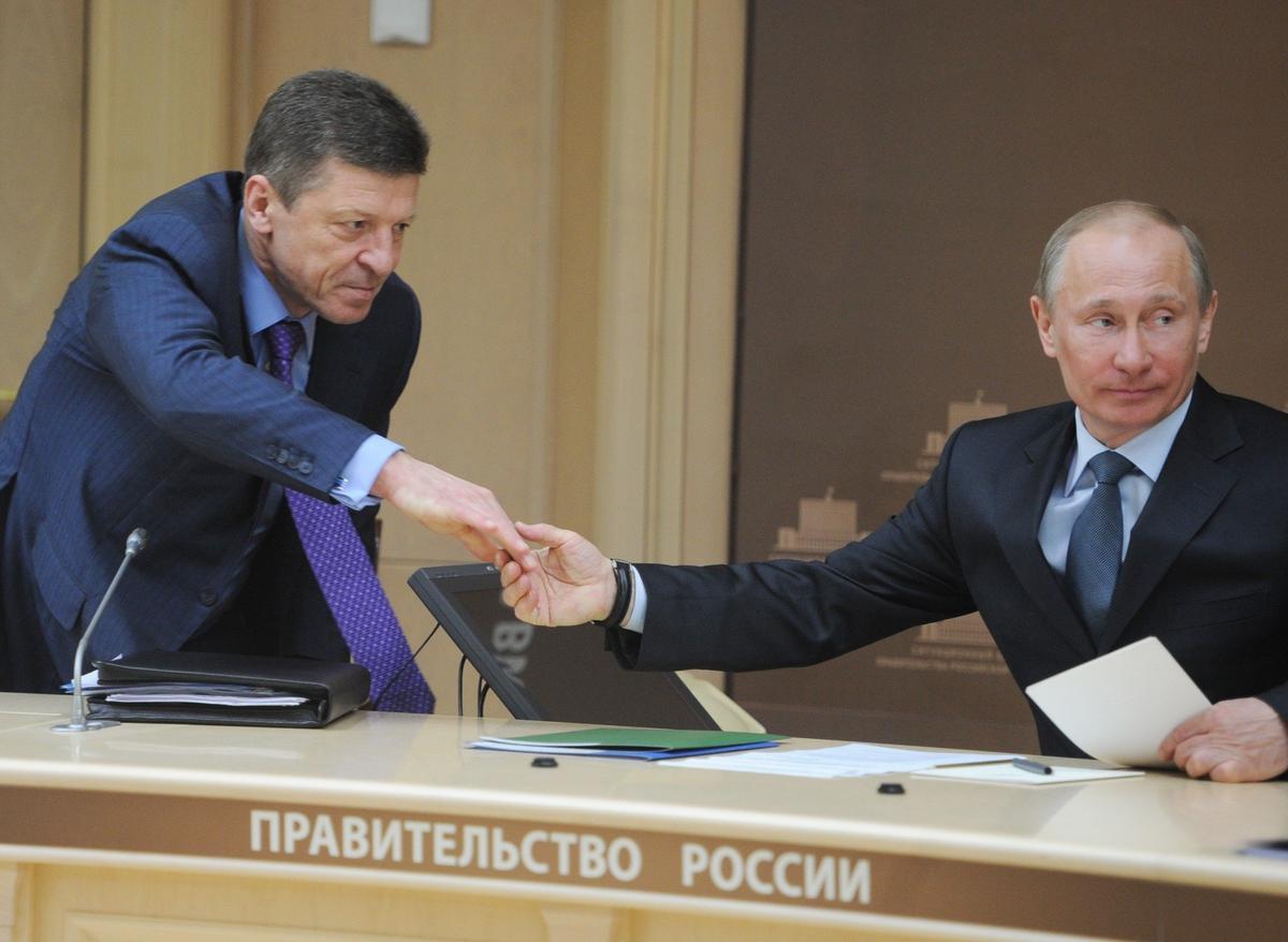 Дмитрий Козак и Владимир Путин. Фото: ITAR-TASS