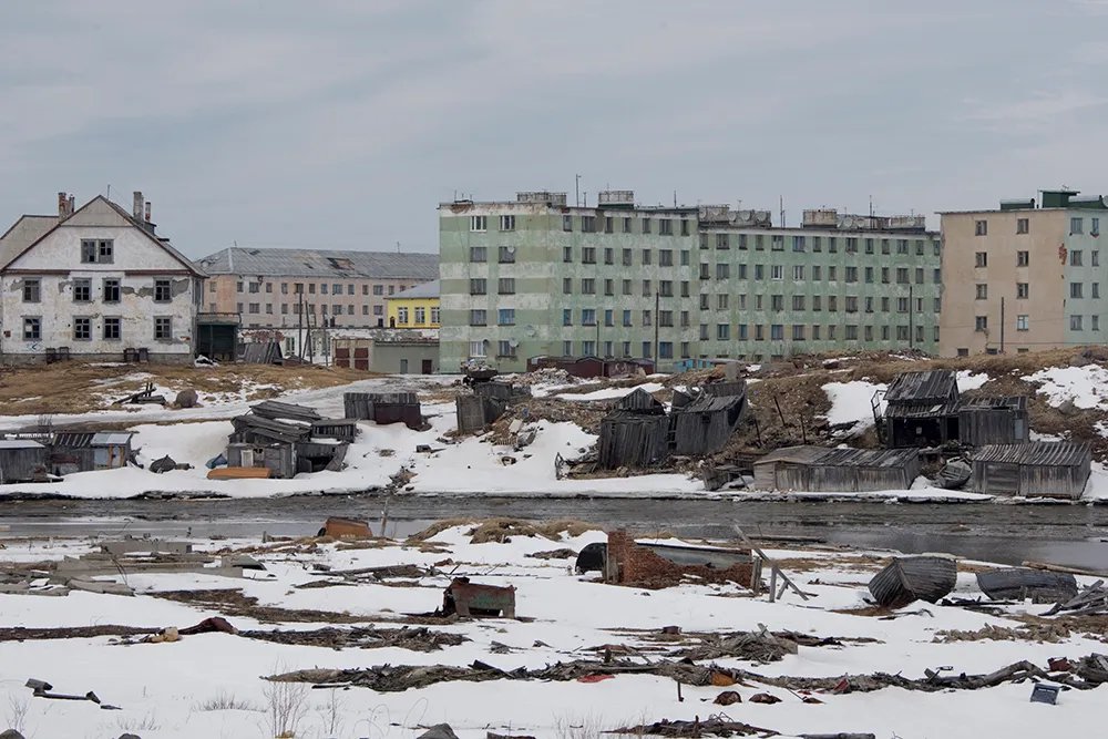 Поселок Териберка на побережье Баренцева моря. Фото: Антон Денисов / РИА Новости