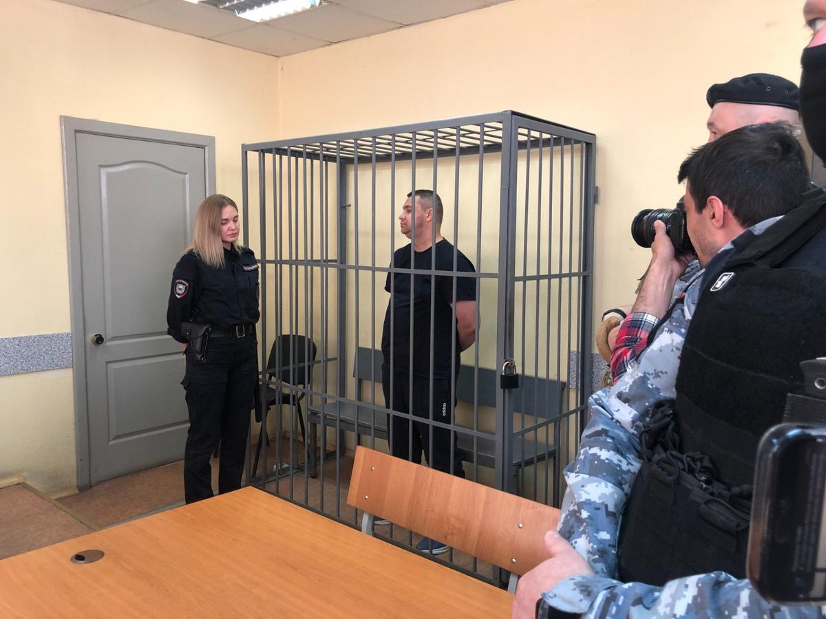 Андрей Карпов в суде. Фото: Мстислав Письменков / «Новая газета»
