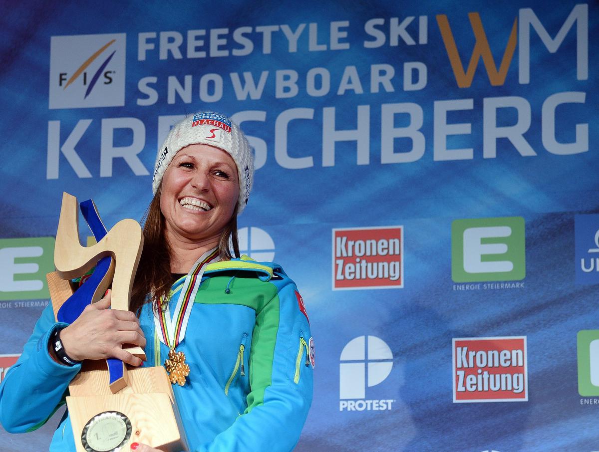 Австрийская сноубордистка Клаудия Риглер. Фото: EPA