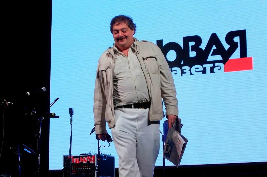 Дмитрий Быков на юбилее «Новой газеты». Фото: ТАСС