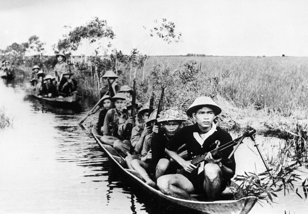 Партизанские отряды во время войны во Вьетнаме. Фото: РИА Новости