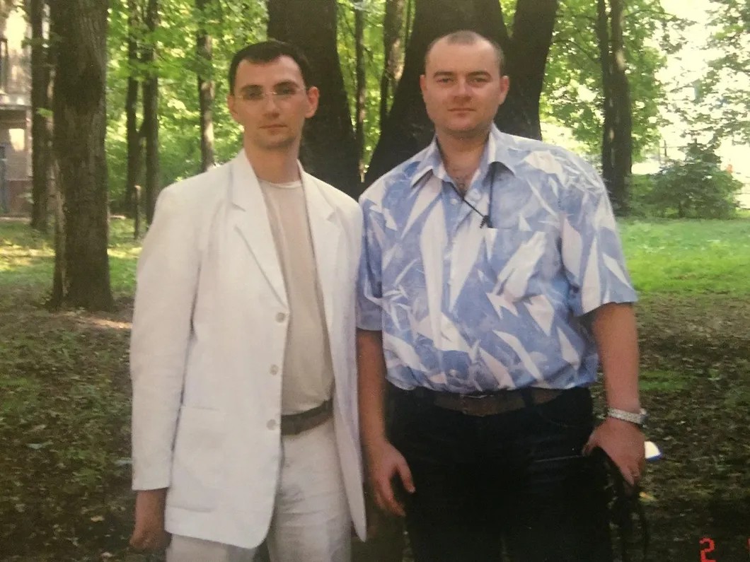 Друзья Сергей Громыко (слева) и Олег Курбатский. Фото из архива