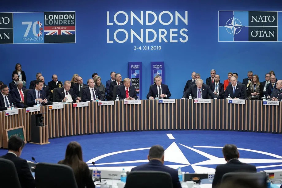 Встреча лидеров стран НАТО в Лондоне. Фото: EPA-EFE