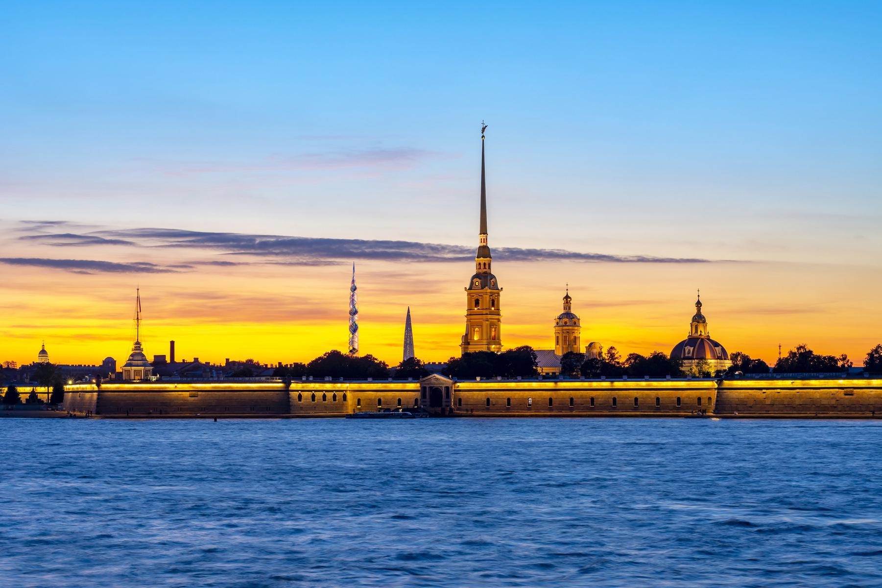 «Лахта Центр 2» в исторической панораме Санкт-Петербурга. Фото: «Газпром»