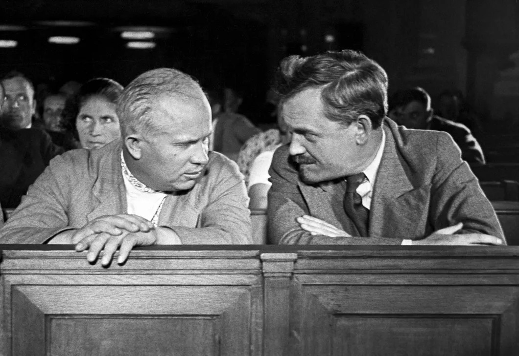 Никита Хрущев и Андрей Андреев, секретарь ЦК ВКП (б), 1936 год. Фото: ИТАР-ТАСС