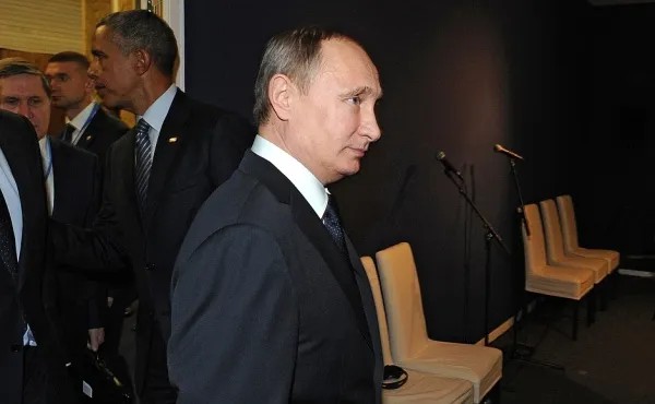 После встречи с Бараком Обамой на полях саммита. Фото: пресс-служба Кремля