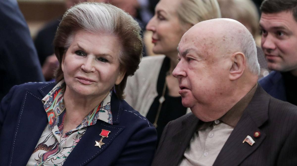 Валентина Терешкова и Владимир Ресин