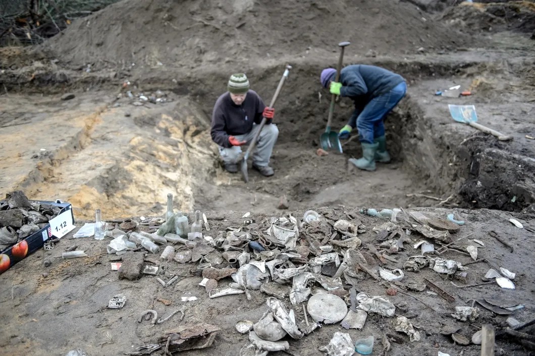 Археологические раскопки в Собиборе. Фото: EPA