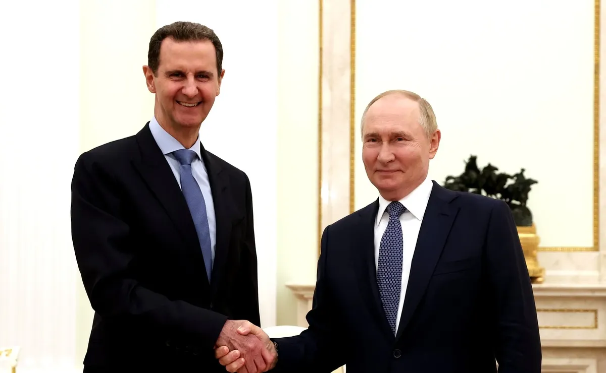 Башар Асад и Владимир Путин в Кремле, лето 2024 года. Фото: пресс-служба Кремля