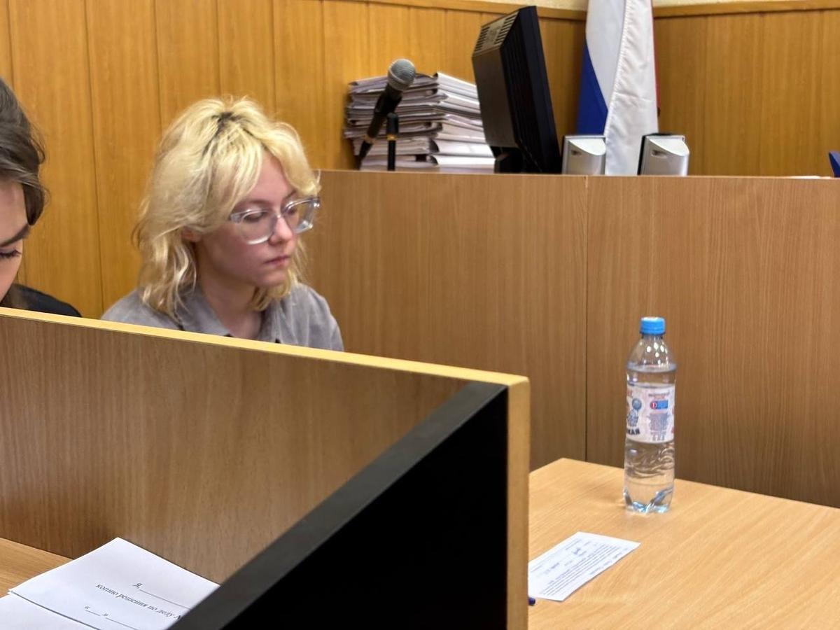 Диана Логинова в суде. Фото: Алексей Душутин / «Новая газета»