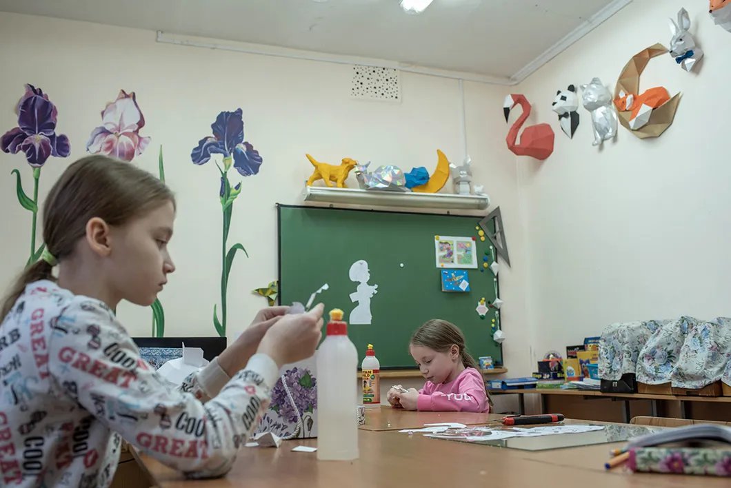 В детском доме. Фото: Виктория Одиссонова / «Новая газета»