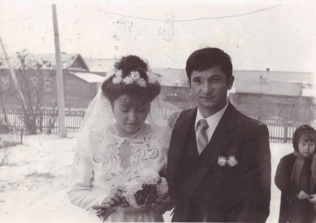 Свадьба Финизы и Халила Арслановых, 1987 год. Фото из семейного архива