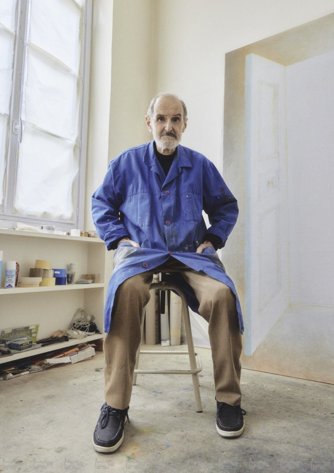 В мастерской. Фото Алексея Костромина