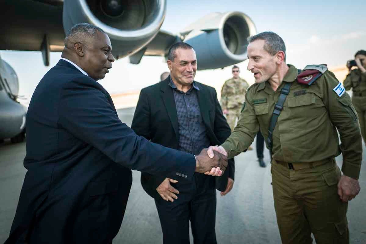 Визит министра обороны США Ллойда Остина в Израиль. Фото: Zuma / TASS