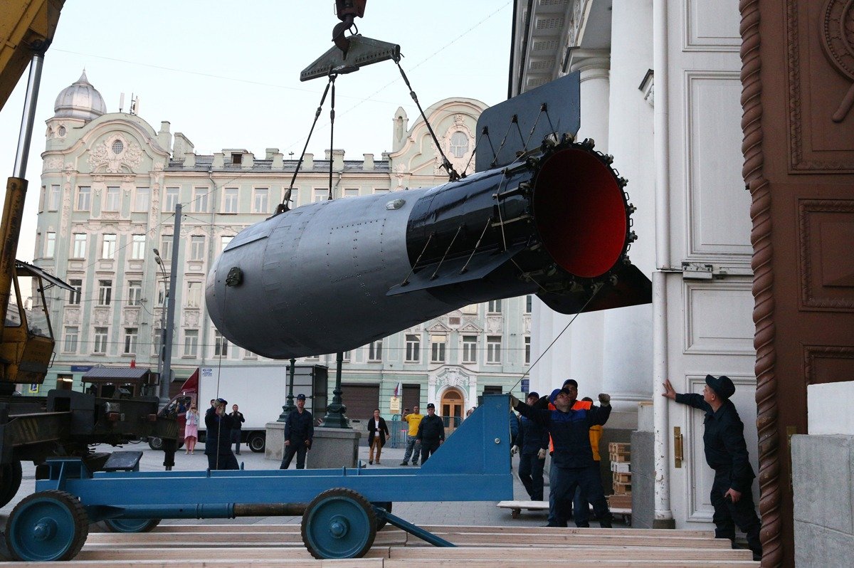 Макет термоядерной бомбы АН-602 («Кузькина мать»). Фото: Станислав Красильников / ТАСС