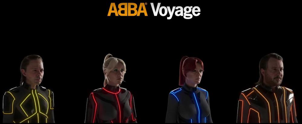 Голограммы ABBA, которые будут представлены на шоу Voyage