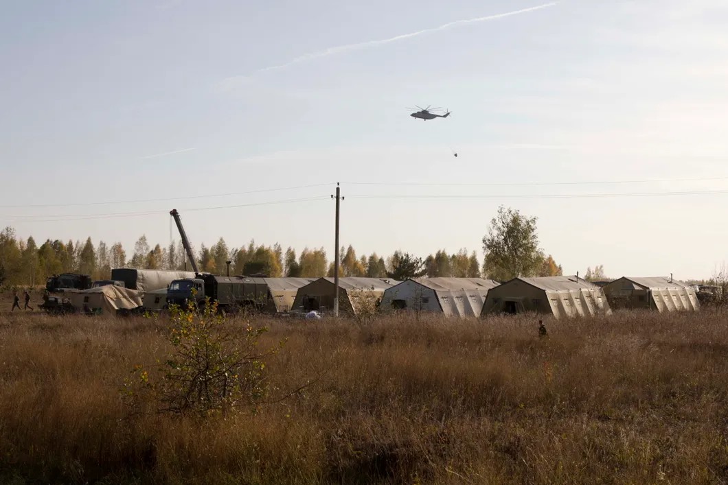 Оперативный штаб, созданный в Желтухинском. Фото: Арден Аркман, специально для «Новой»