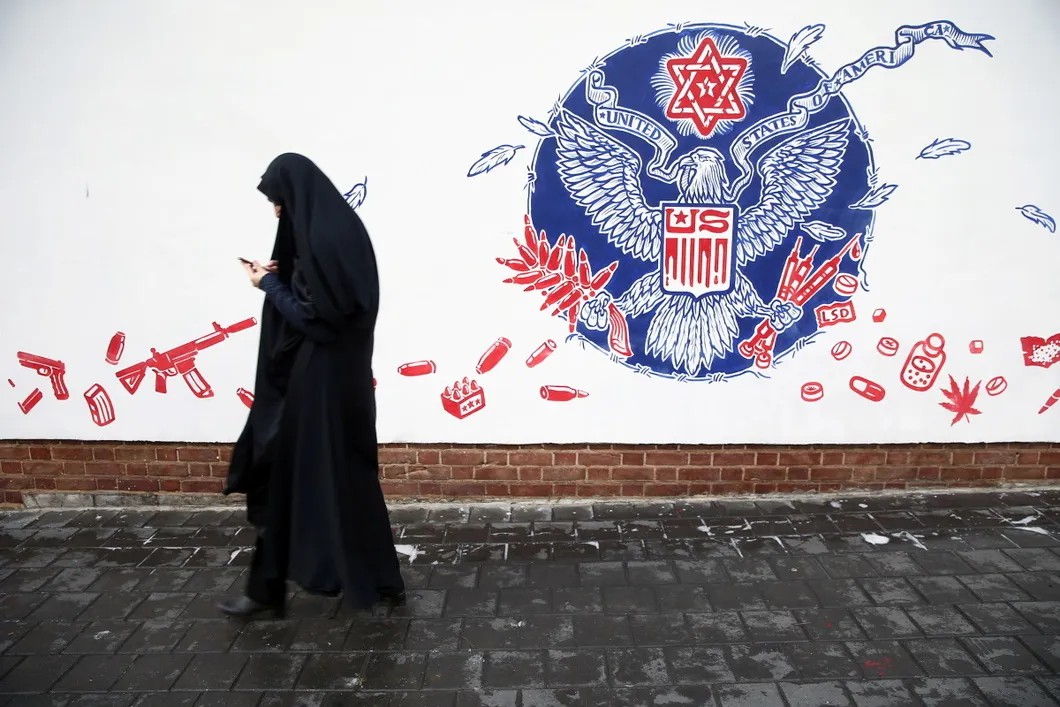 Антиамериканское граффити в Тегеране. Фото: Reuters