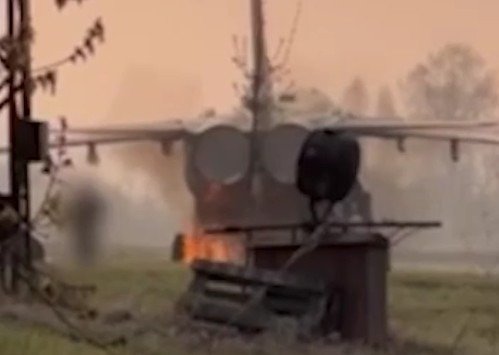 СУ-24 Кадр из видео. Источник: BAZA