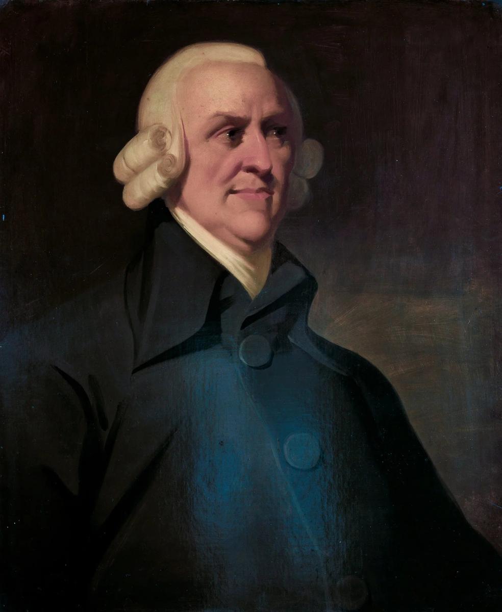 Портрет политического экономиста и философа Адама Смита (1723–1790) кисти неизвестного художника, известный как «портрет Мьюра» по имени семьи, которой он когда-то принадлежал. Фото: Википедия