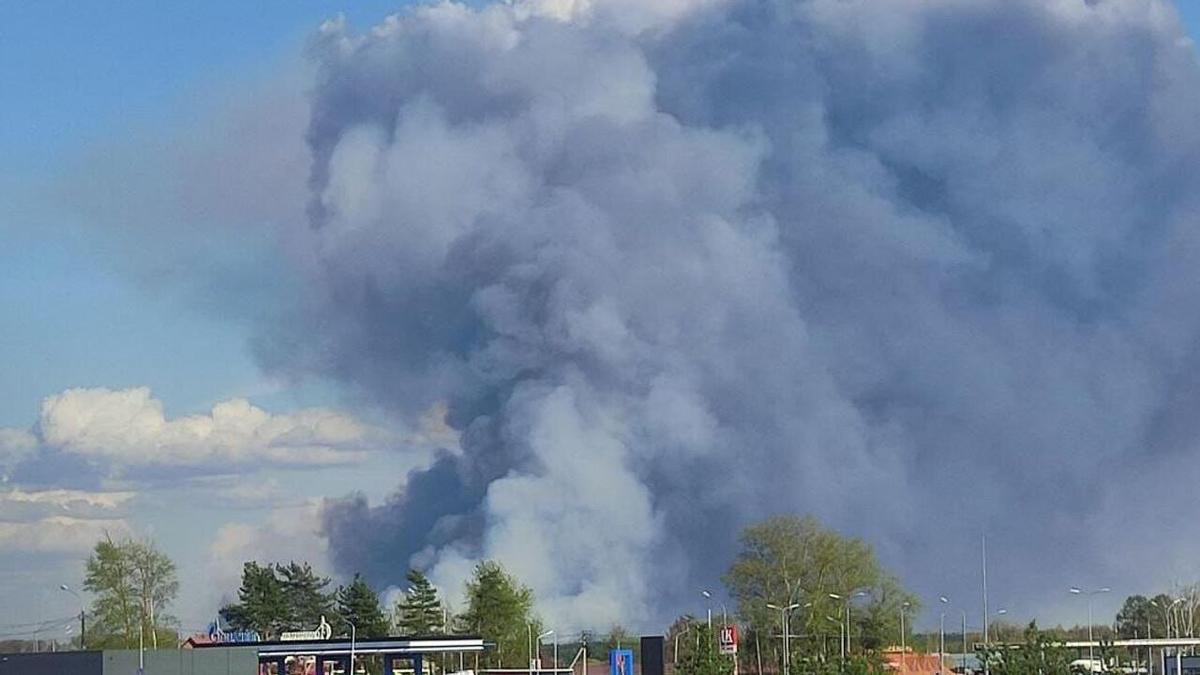 Последствия взрывов на арсенале боеприпасов в Киржачском районе Владимирской области. Фото: соцсети